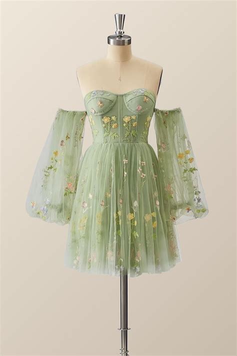 Embrace the mystique of nature with the verdant magic dress